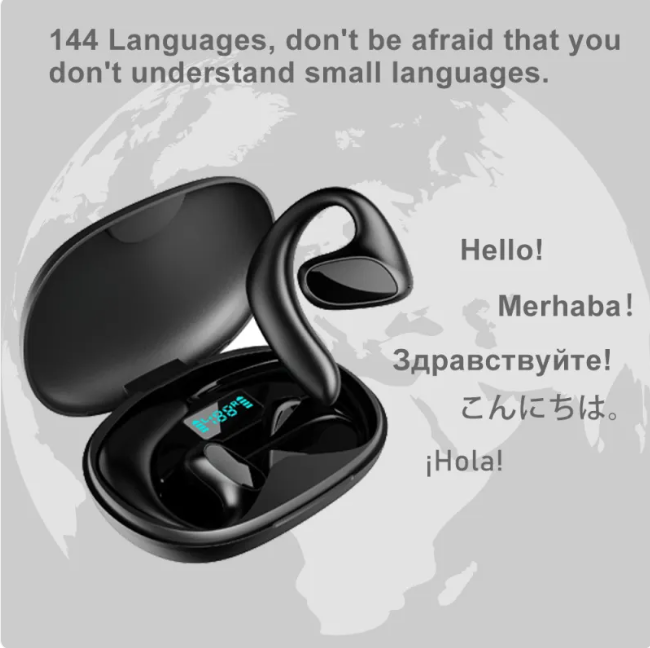 TransLingua Bluetooth Smart Translation Headphones